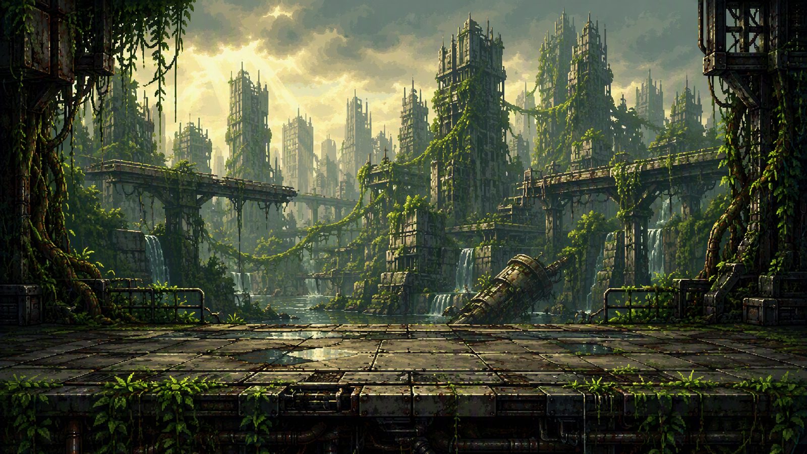 Overgrown Ruins arena